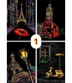 تابلو اسکرچی سایز آ4  Scratch Art Sheets A4