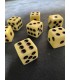 تاس شش وجهی خارجی 10 میل مات dice 10m