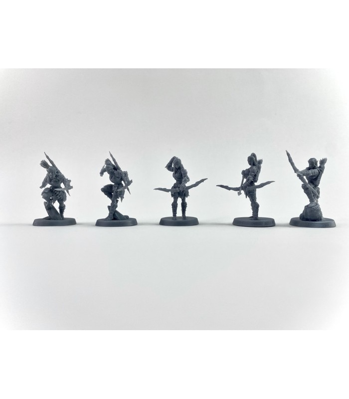 فیگور دنیای دانجنز بسته الف شکارچی Dungeons & Dragons Elf Ranger Pack