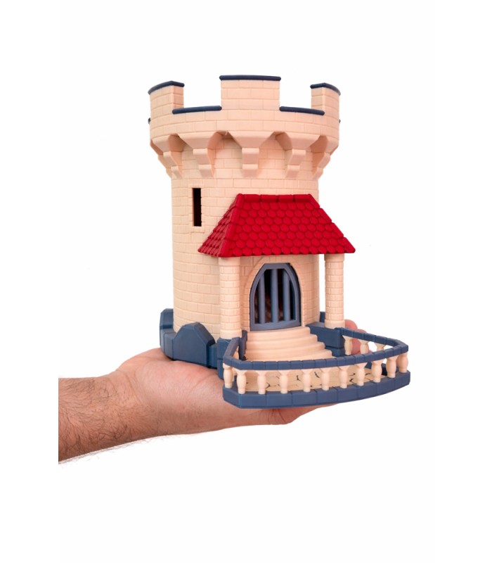 برج تاس مدل قلعه مکانیکی Dice Tower Mechanical Trap Door
