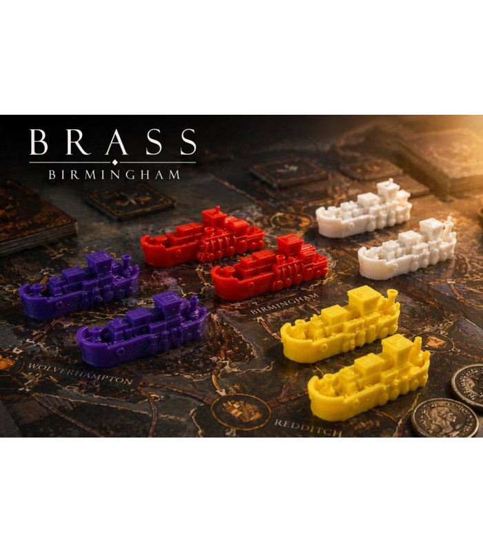 توکن 3 بعدی قطار و کشتی بازی برس بیرمنگام Brass Birmingham