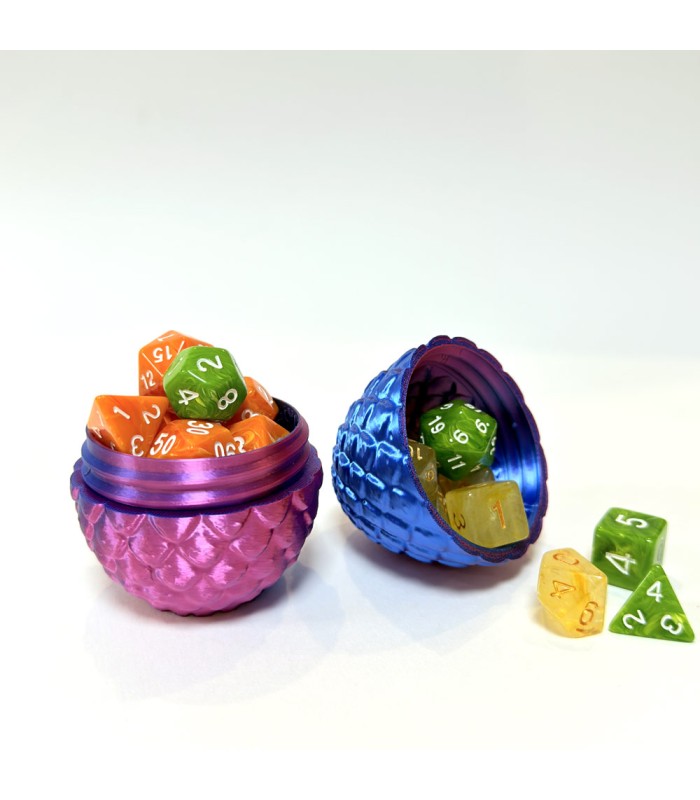 محفظه تاس و توکن تخم اژدها Dice Storage Dragon Egg dnd