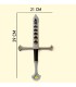 محفظه تاس نقش آفرینی مدل شمشیر نارسیل Narsil D&D Dice Blade dnd