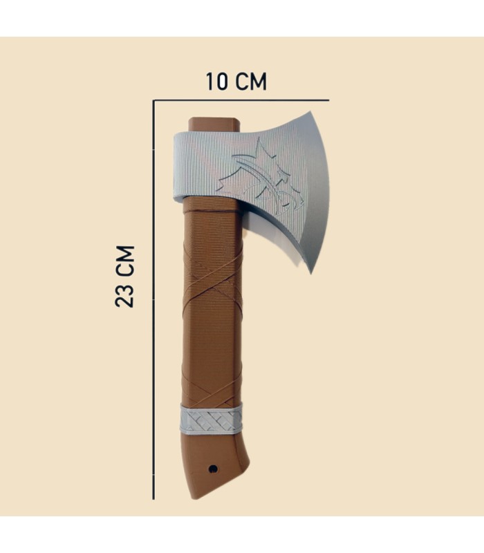 محفظه تاس نقش آفرینی مدل تبر فانتزی D&D Dice axe dnd