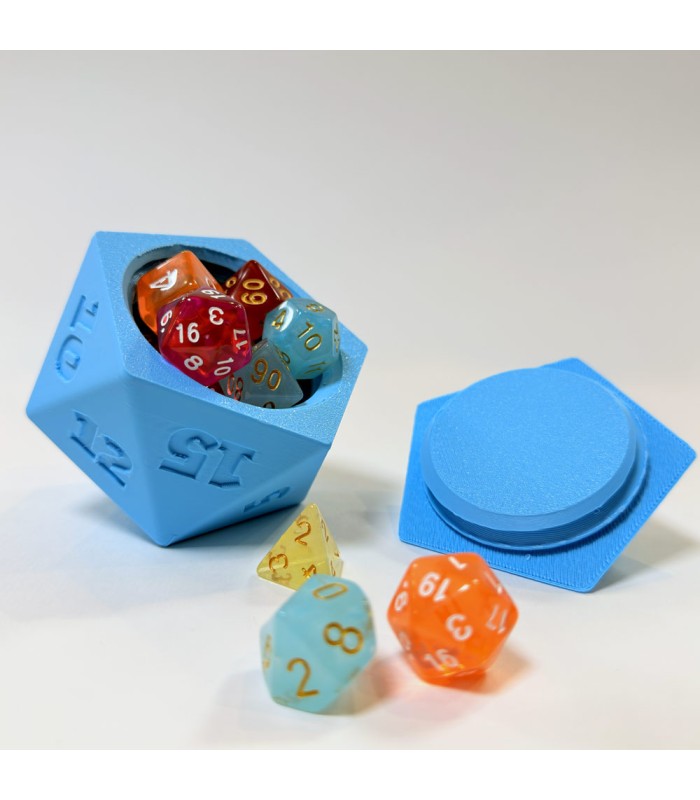 محفظه تاس مدل تاس 20 وجهی D&D D20 Dice Storage dnd