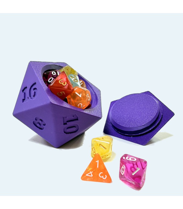محفظه تاس مدل تاس 20 وجهی D&D D20 Dice Storage dnd