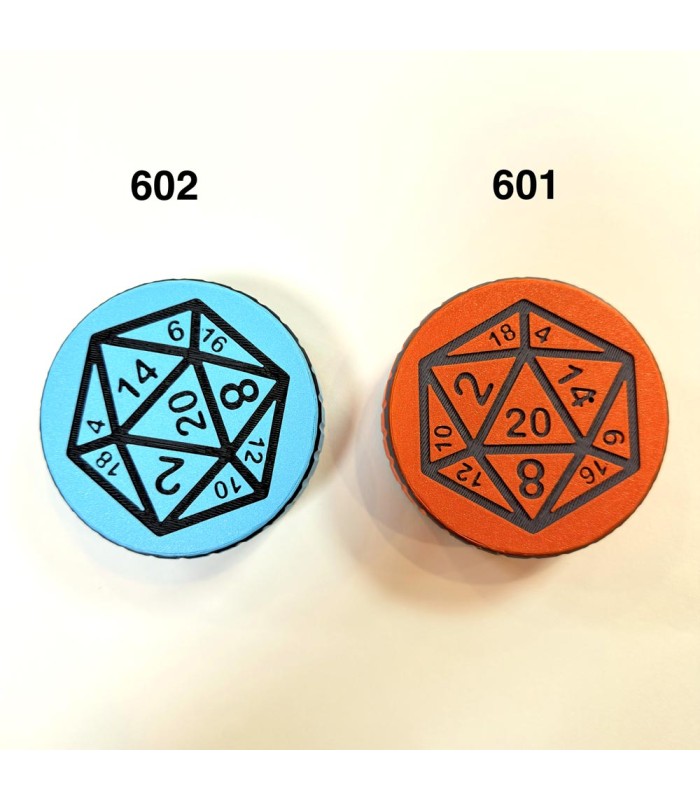 محفظه تاس مدل جعبه پیچی تاس 20 وجهی D&D D20 Dice Storage dnd
