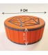 محفظه تاس مدل جعبه پیچی تاس 20 وجهی D&D D20 Dice Storage dnd
