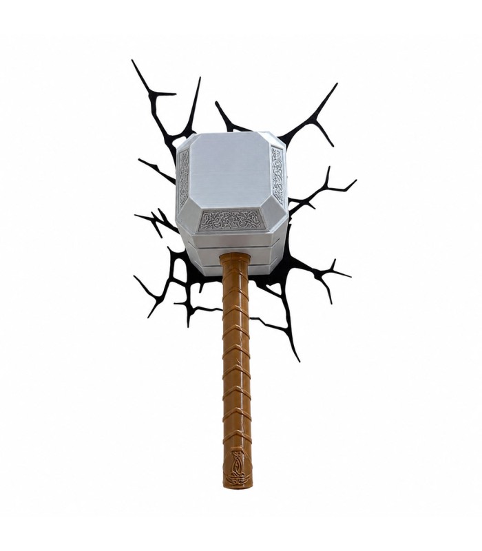 چکش ثور دکوری دیواری پرینت 3 بعدی Thor Hammer Mjolnir 3d