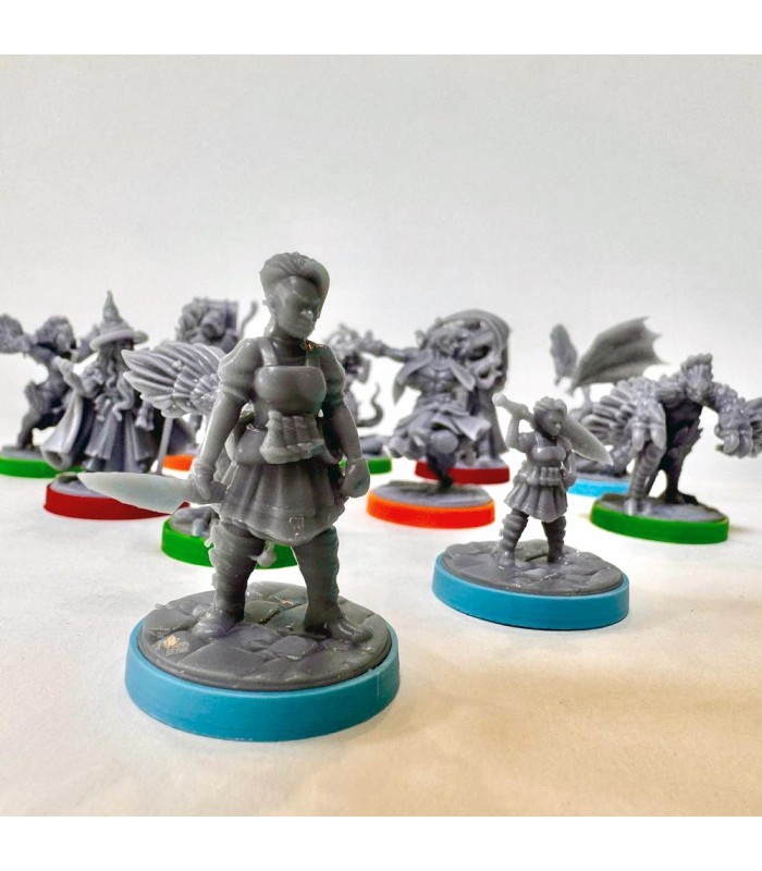 فیگور شخصیت های بازی بی همتا آنمچد یک Unmatched: Volume One Figure Pack
