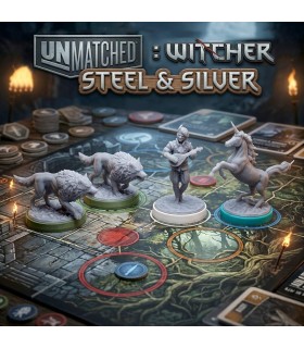 فیگور همرزم های بازی بی همتا آنمچد ویچر نقره Unmatched: The Witcher Steel and Silver Figure Pack