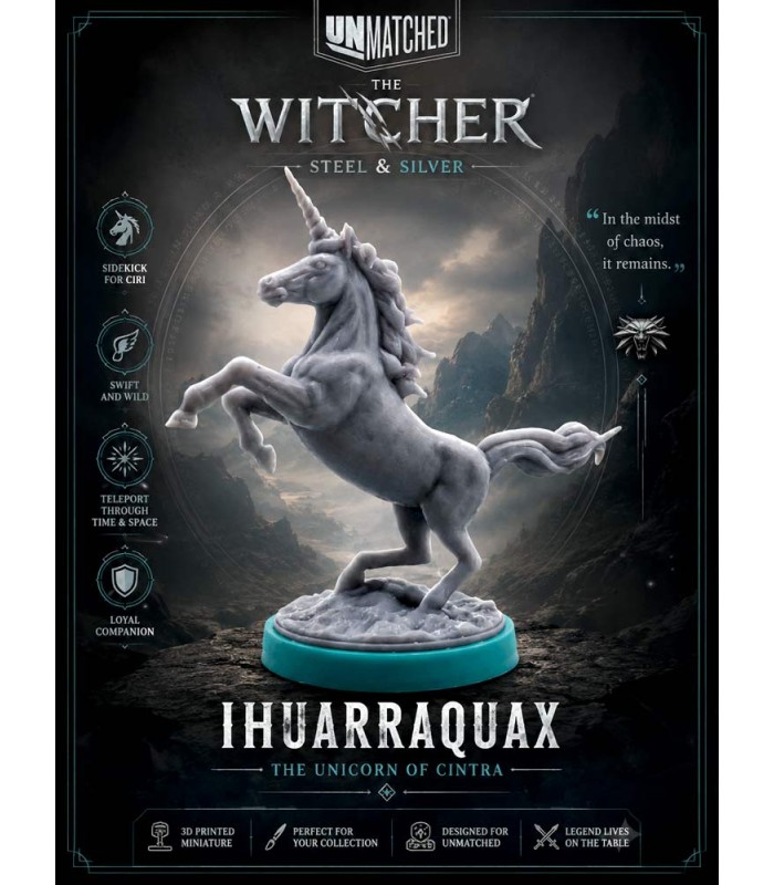 فیگور همرزم های بازی بی همتا آنمچد ویچر نقره Unmatched: The Witcher Steel and Silver Figure Pack