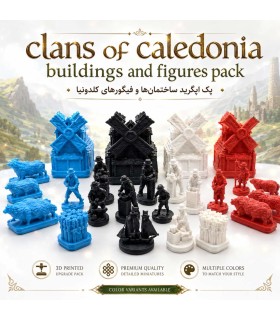 پک آپگرید ساختمان و کارگرهای بازی خاندان های کلدونیا Clans of Caledonia Upgrade Pack