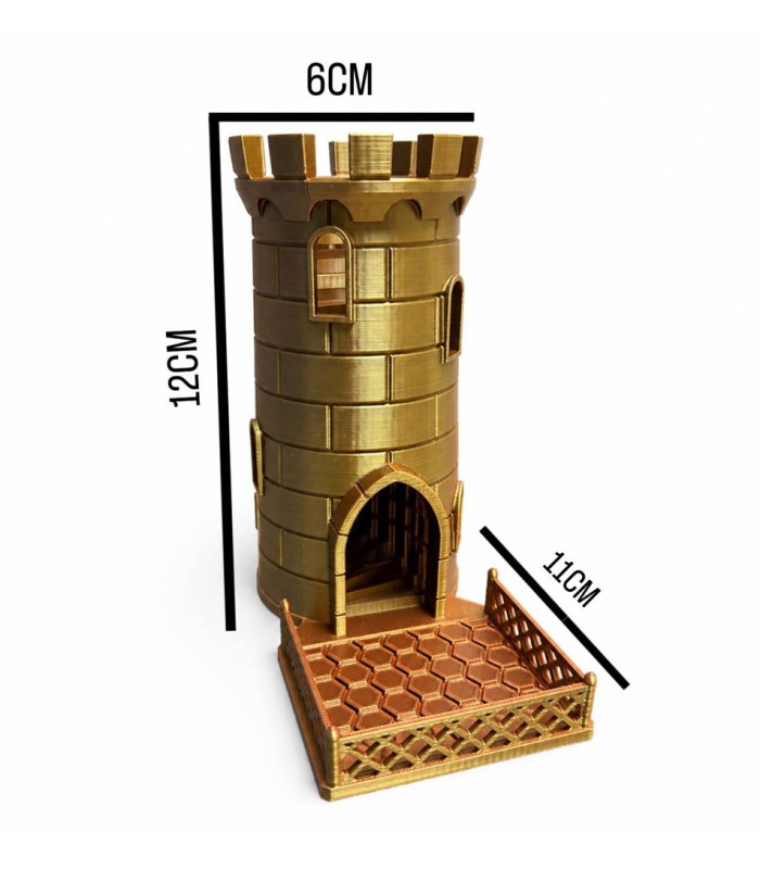 برج تاس مدل قلعه ابریشمی کوچک Dice Tower