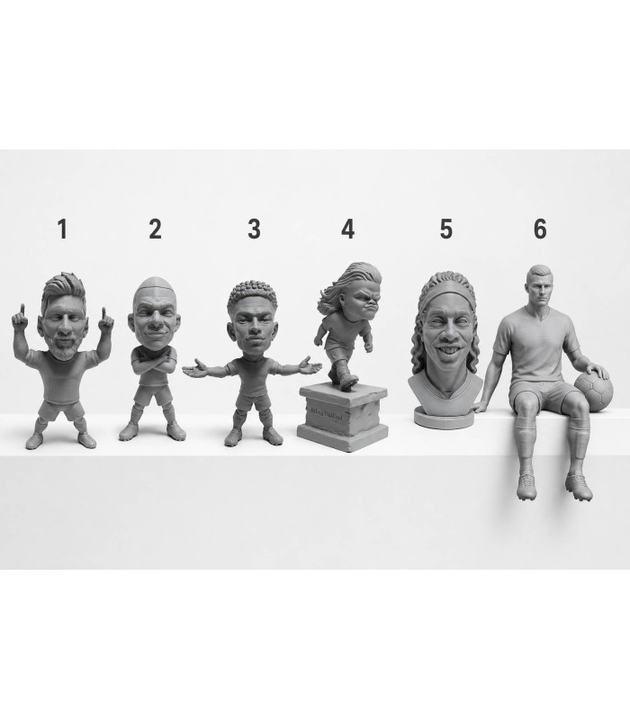 فیگور مجسمه های فانتزی نشسته فوتبالی Seated Figures Football