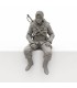 فیگور مجسمه های فانتزی نشسته ویدیو گیم Seated Figures Video Game