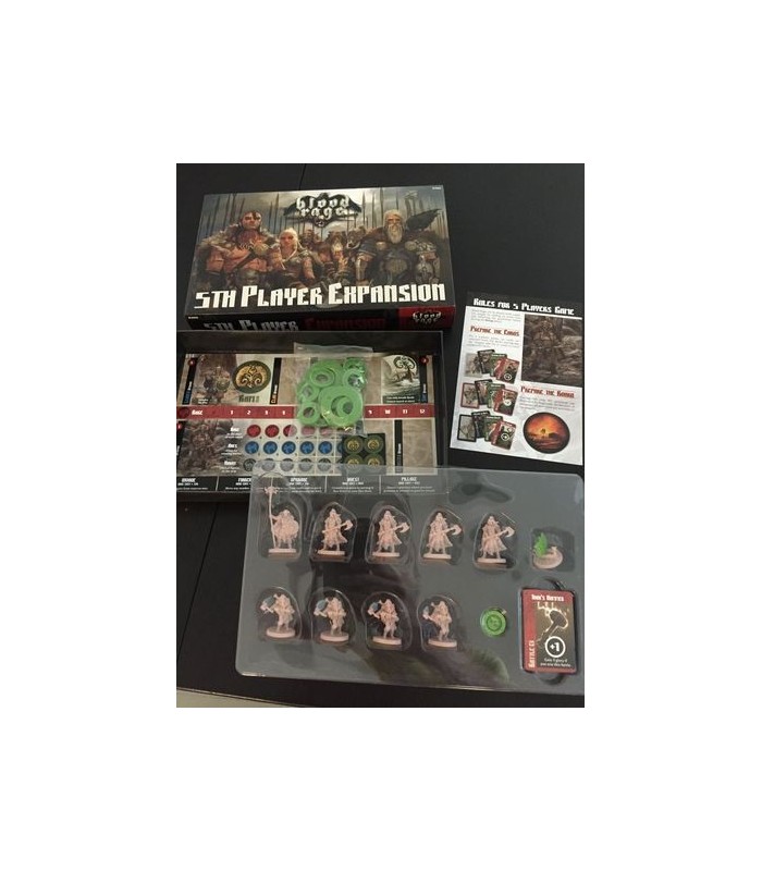 خشم خون: توسعه پنج نفره (Blood Rage: 5th Player Expansion)