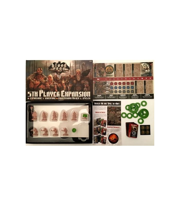 خشم خون: توسعه پنج نفره (Blood Rage: 5th Player Expansion)