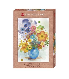 پازل 500 تکه (Florals Blue)