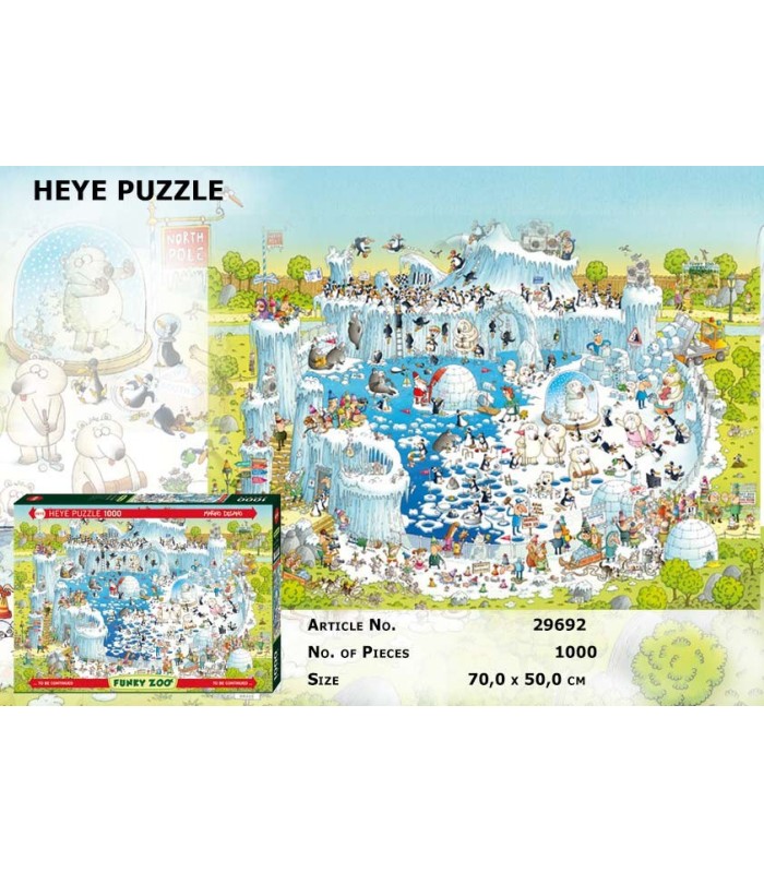 پازل 1000 تکه (Degano Zoo Polar Habitat)
