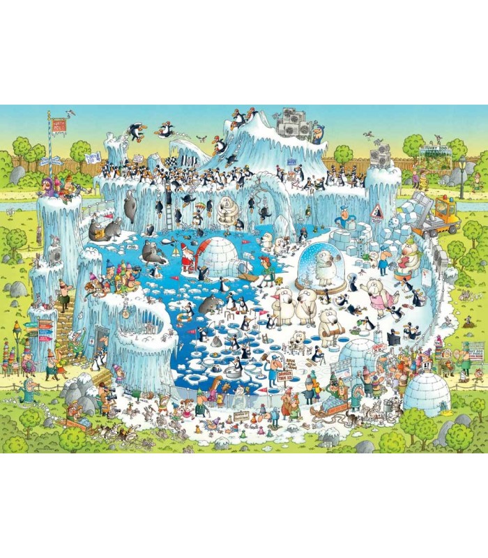 پازل 1000 تکه (Degano Zoo Polar Habitat)