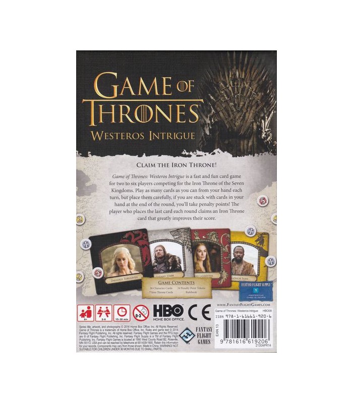 بازی تاج و تخت: توطئه وستروس (Game of Thrones: Westeros Intrigue)
