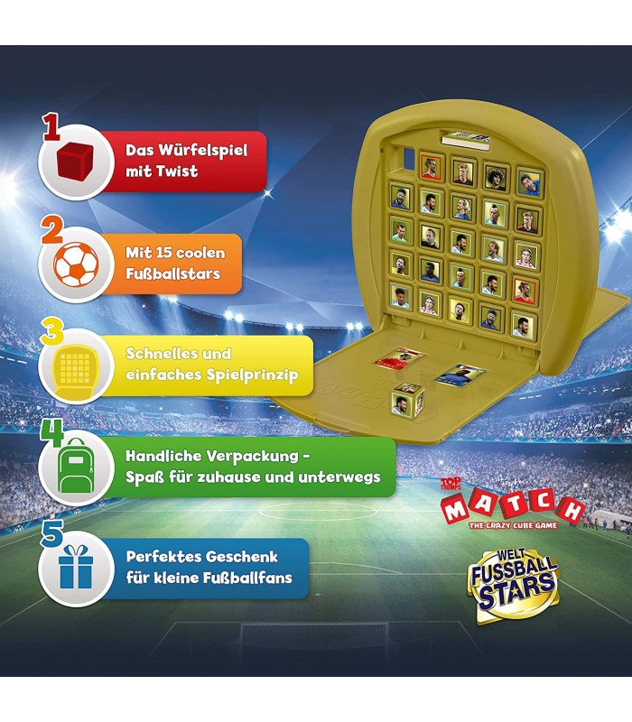 بازی Match the crazy cube game: World Football Stars