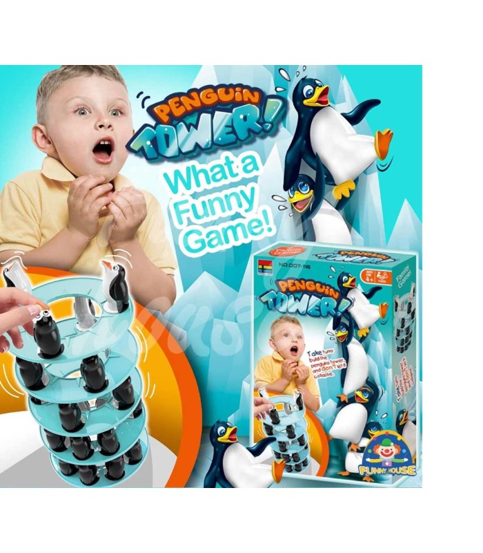 بازی penguin tower