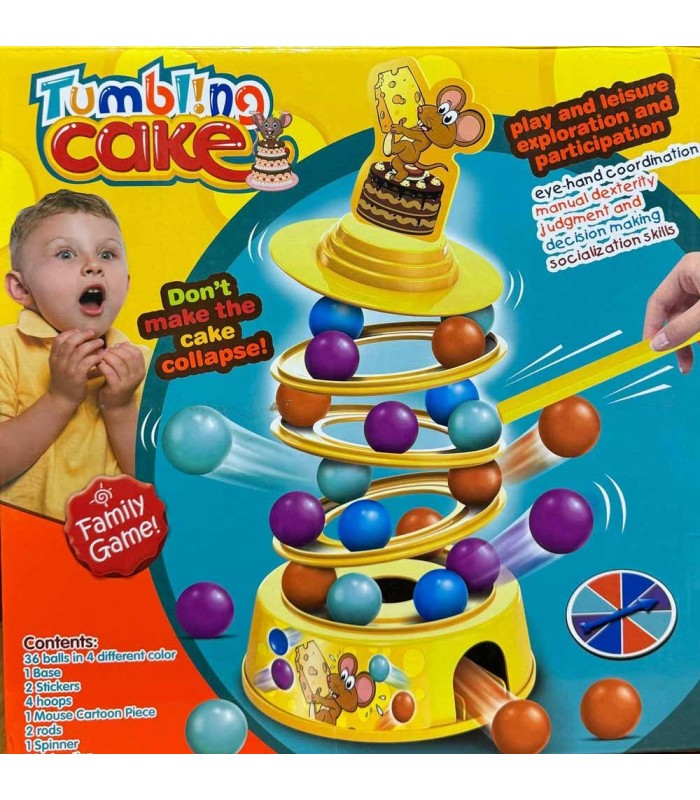 بازی کیک غلتان tumbling cake