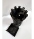 برج تاس مشکی اکلیلی مدل قلعه Dice Tower