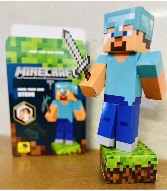 بازی ماکت ماینکرفت سری استیو Minecraft Steve